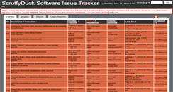Desktop Screenshot of issues.scruffyduck.org.uk