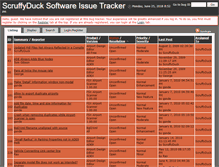 Tablet Screenshot of issues.scruffyduck.org.uk